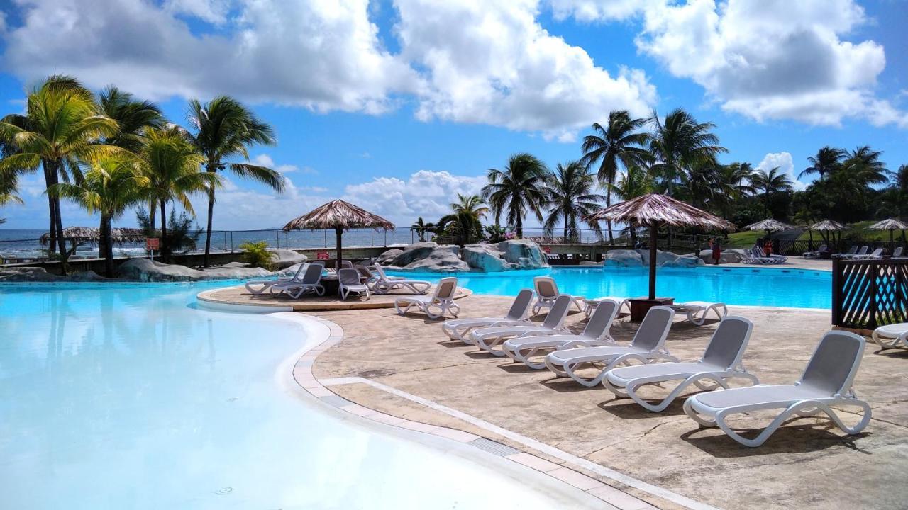 Studio Avec Grande Piscine, Plage Cannelle Caraibes Saint-Francois  Exterior photo